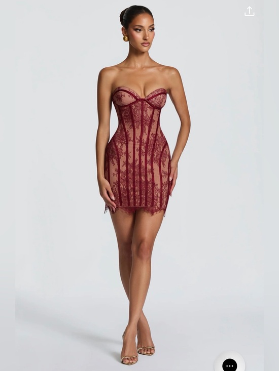 babyboo Other - Babyboo SIAN MINI DRESS - BURGUNDY Size